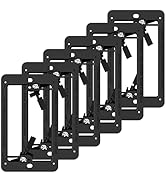 LEENUE 6 Pack Low Voltage Mounting Bracket 1 Gang for Single Gang Wall Plate, Low Voltage Box for...