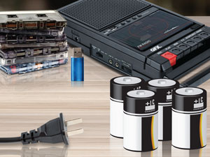 cassette tape recorder mini portable audio vintage stereo micro cassette digital music recording