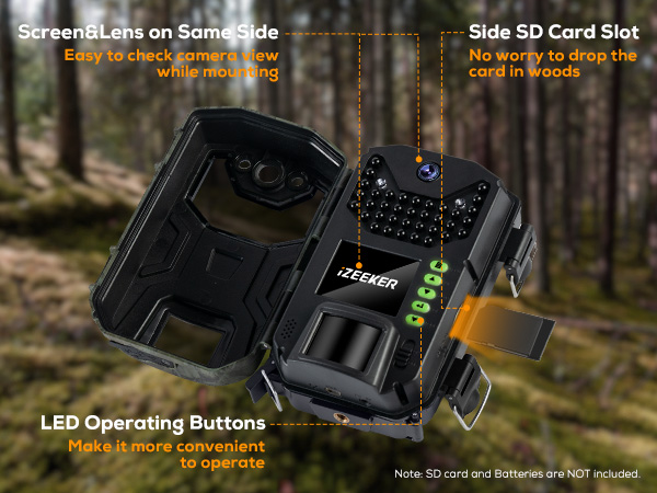Deer camera with IP66 IP66 Waterproof in the field or forest