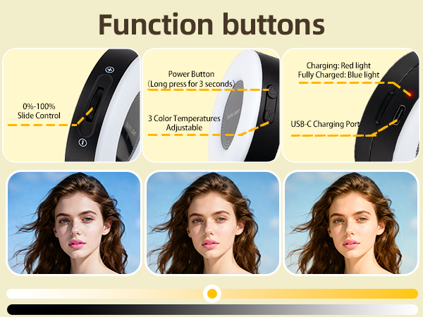 magnetic beauty selfie light