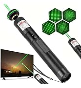 Green Laser Pointer,High Power Laser Pointer, Green Laser Pointer Indicator Light, Long Range Poi...