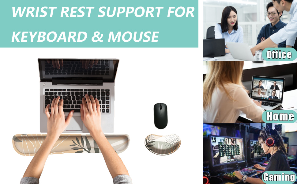 Keyboard Wrist Rest Mouse Wrist Support Set