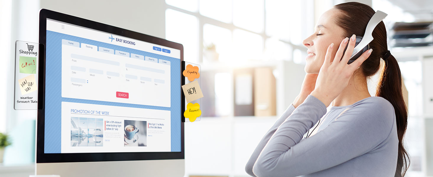 Monitor Memo Board for Computer