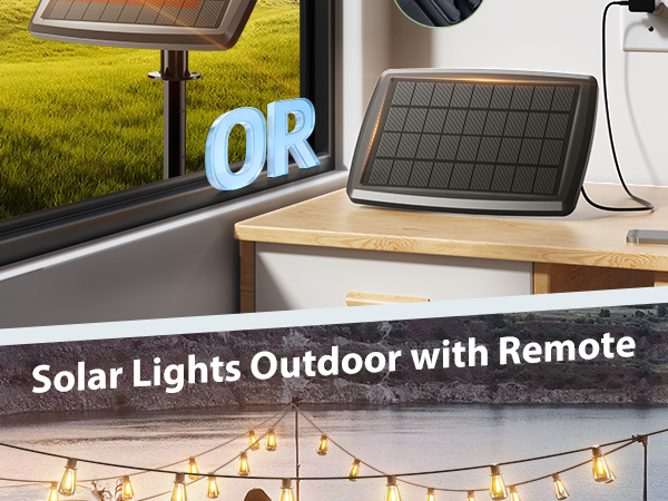 solar string lights