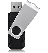 TOPESEL 128GB Flash Drive USB 2.0 Storage Thumb Drives Memory Stick with LED Indicator, Swivel Me...