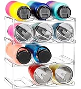 LARGER Compartment - Stackable Water Bottle Organizer Holder - for Stanley &amp; Others' Large Tumble...