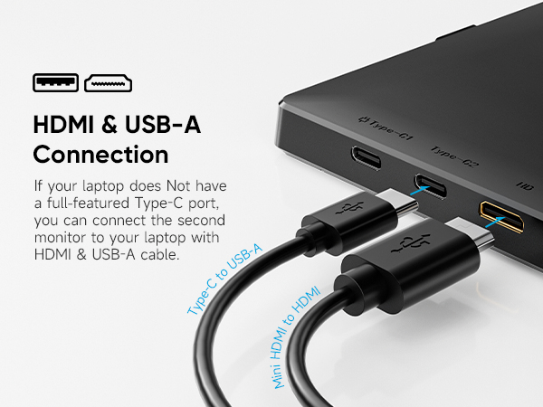 laptop extended monitor portable