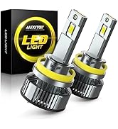 AUXITO H11 H9 H8 LED Bulbs Fog Light Bulbs, 900% Brightness 6500K Cool White, CSP LED Chips Fog L...