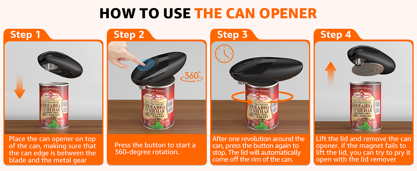 electric can opener can opener electric automatic can opener