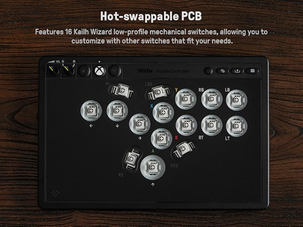 All-Button Arcade Stick; Fighting Game Controller; 2.4G Wireless Arcade Stick;