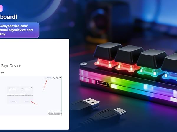 5 key mini mechanical programmable gaming keypad macro OSU keyboard
