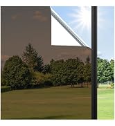 Haton Window Privacy Film One Way Window Tint Film Sun Blocking Anti UV Window Heat Blocker, Refl...