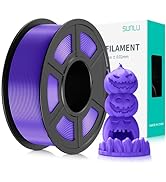 SUNLU Fluorescent PLA 3D Printer Filament, PLA Filament 1.75mm, Brighter Color for Halloween Deco...