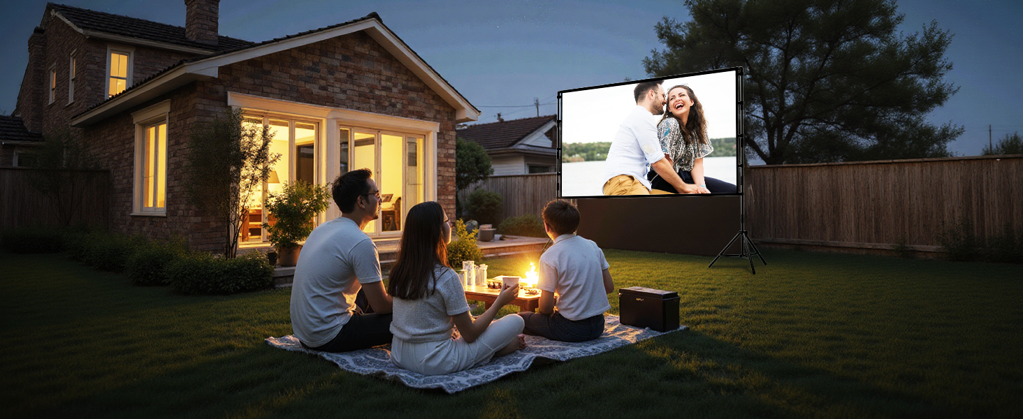 projector screen outdoor