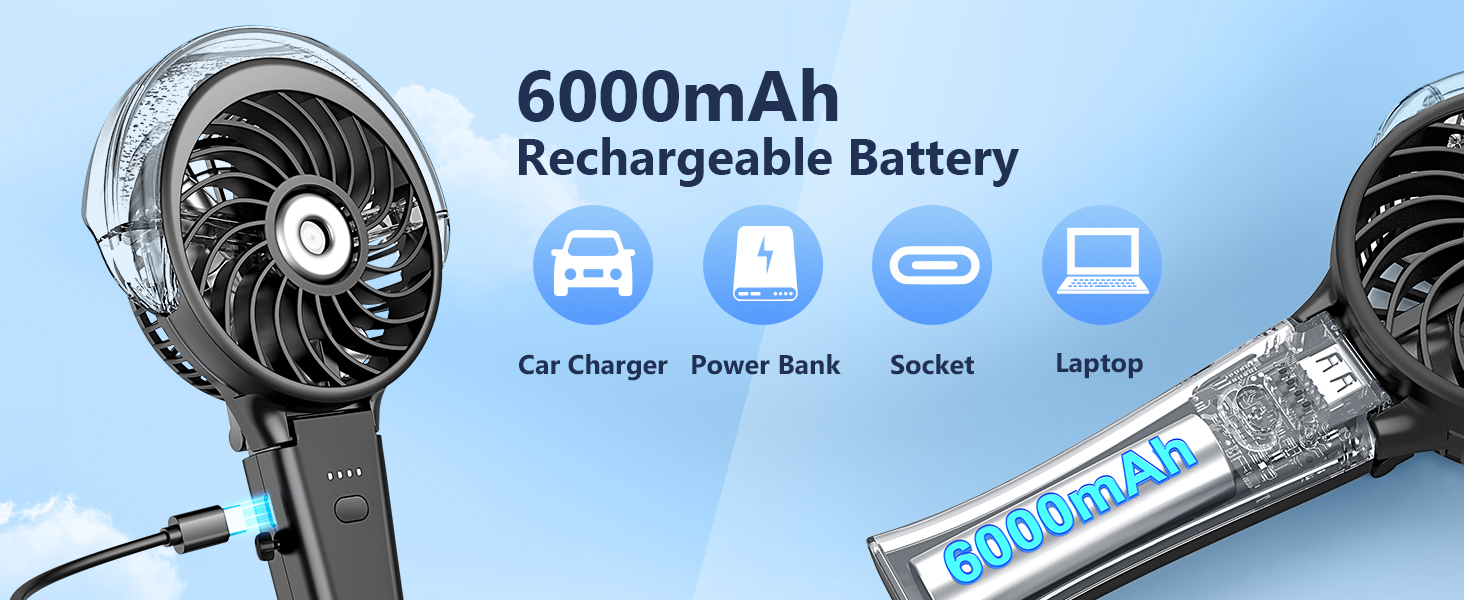 6000mAh Rechargeable Battery