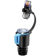 JOYTUTUS Cup Holder Phone Mount for Car,[Upgraded Long &amp; Thick Gooseneck] Cup Holder Cell Phone H...