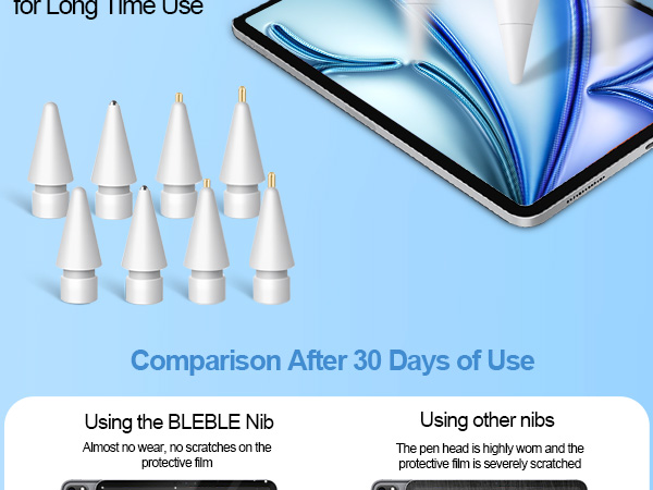 BLEBLE replacement tips for apple pencil 