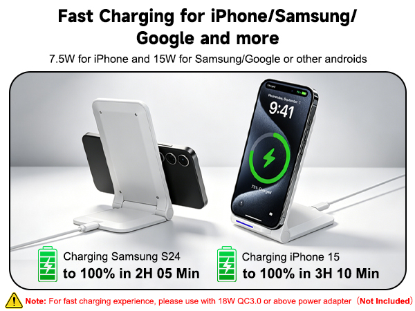 wireless phone charger stand