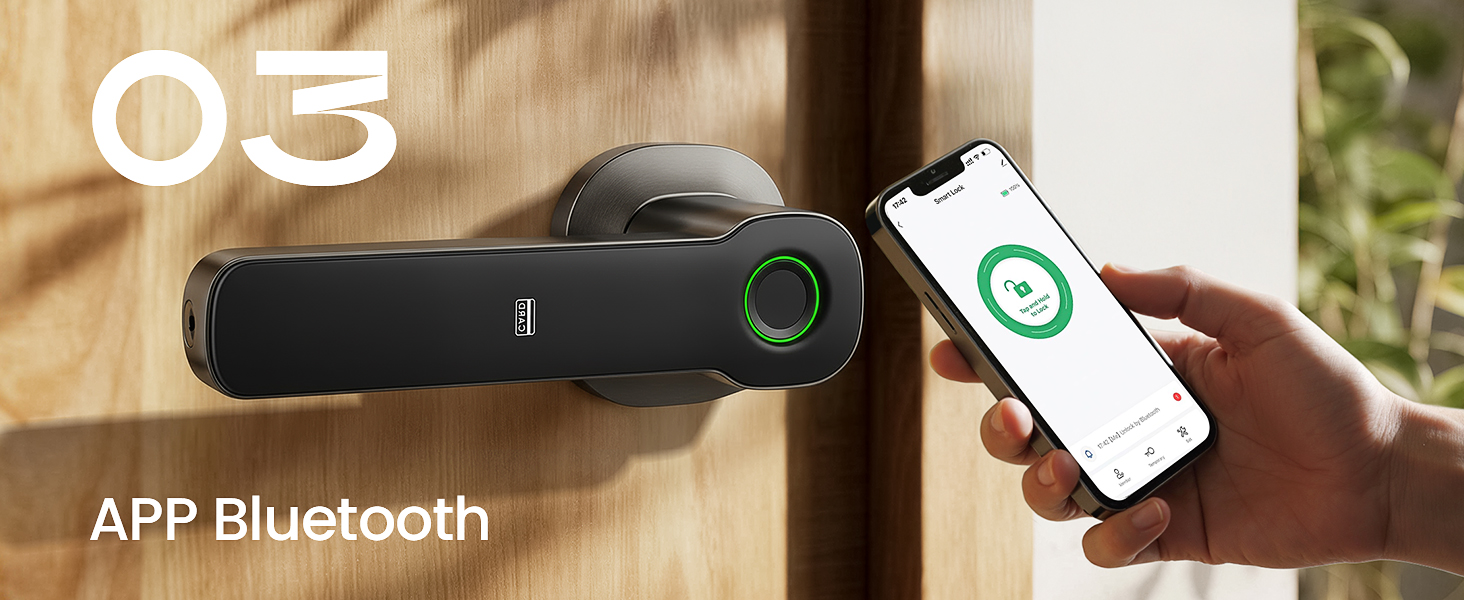 smart door lock fingerprint door lock
