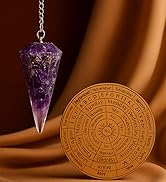 Amethyst Crystal Orgone Pendulum