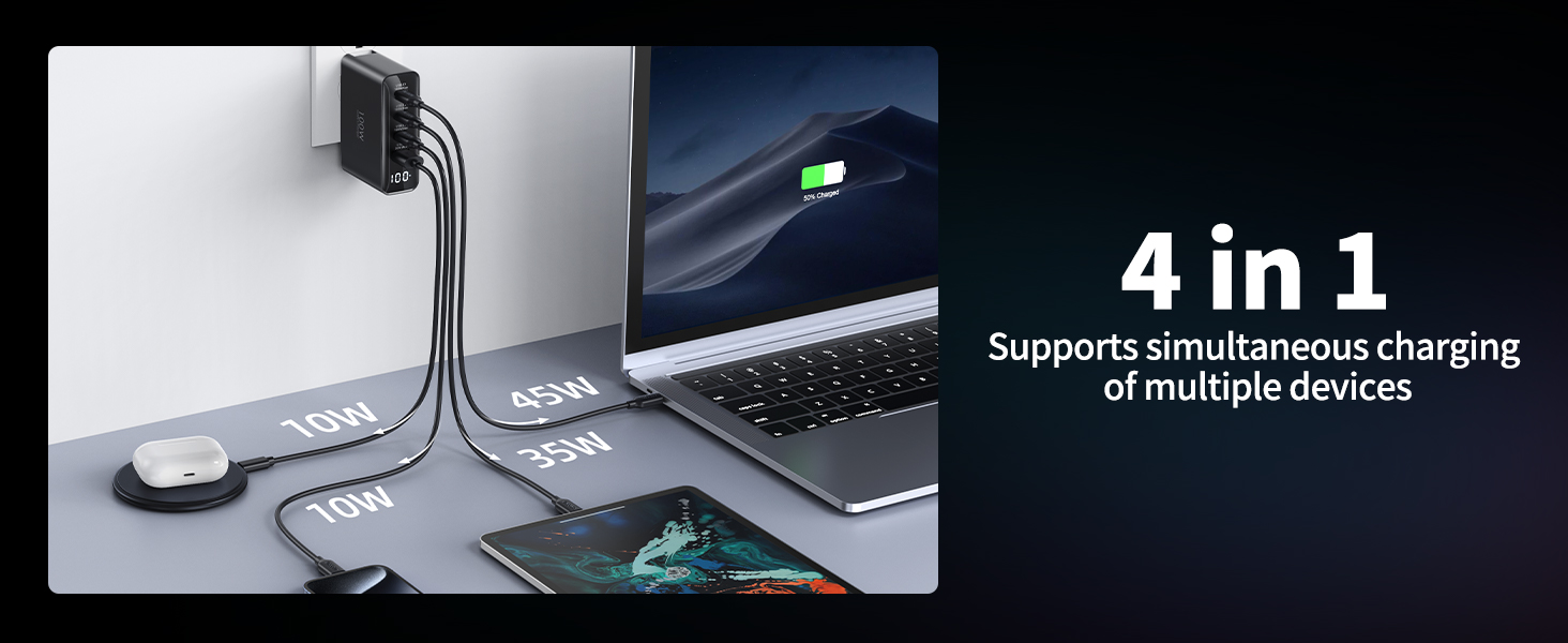 100w 4-in-1 USB C Charger