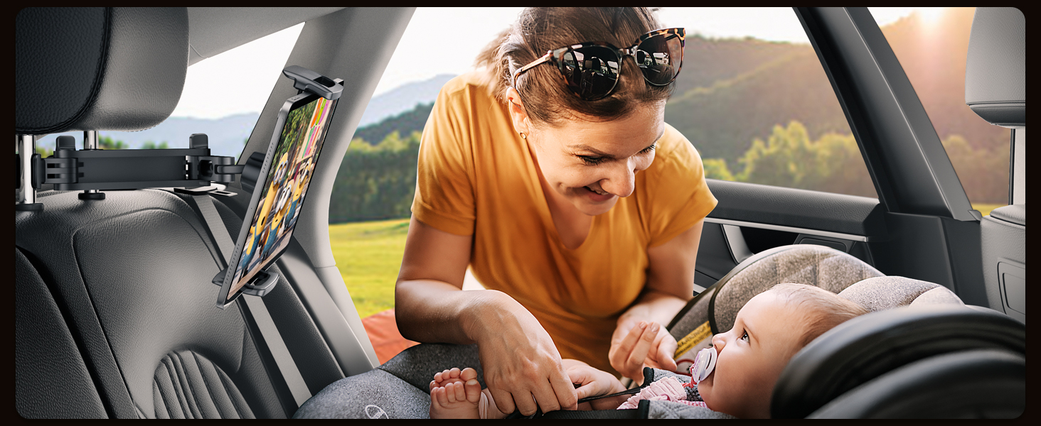 ipad car holder back seat