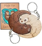 Matching Couples Keychain – Valentines gifts for her him - Love Keychain Set with Heart Keychains...