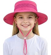 HONGTEYA Kids Sun Hat UPF 50+ Toddler Summer Bucket Hat Outdoor Fishing Safari for Boys Girls Age...