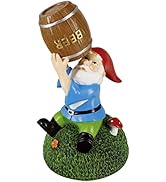 Gnometastic Garden Gnomes Outdoor Decorations for Yard, Drunk Gnome, Funny Garden Gnomes Decor, L...
