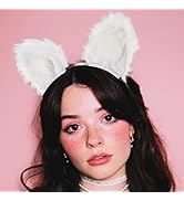 Aceorna Cat Ears Headband Cute Furry Hairband Soft Neko Ears Headpiece Cat Hair Accessories for W...