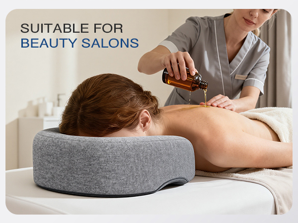 A-Pce Face Down Pillow Massage Headrest for Bed