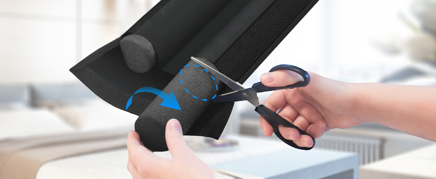 Block cold air under door noise blocker soundproof, door cover bottom, draft blocker under door