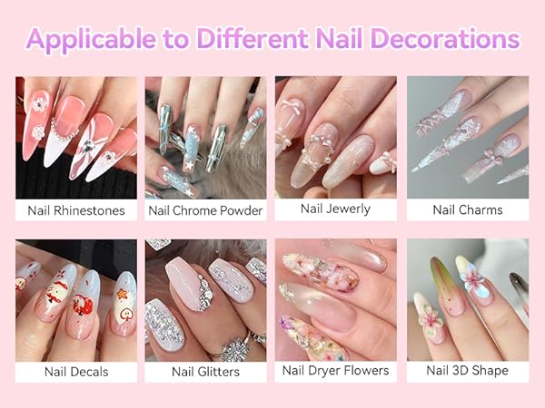 valentine's day nail gem glue