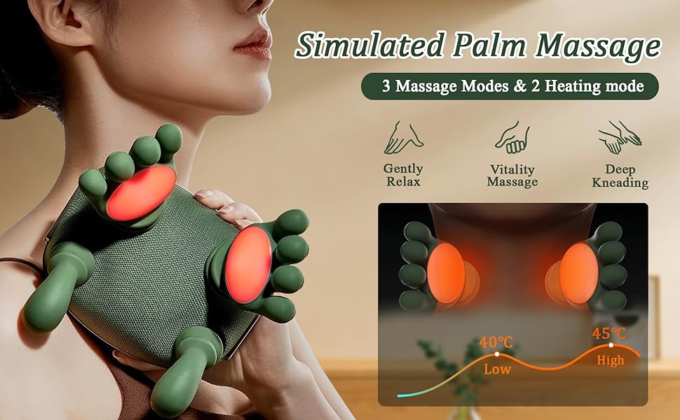 neck massager with little hands