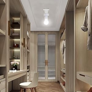 remote control light socket for walk-in closet