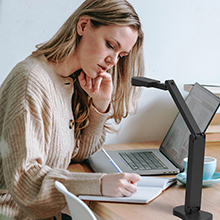 Document Camera USB teacher 8MP 2448P online teaching classroom light lamp a3 a4 webcam book cheap