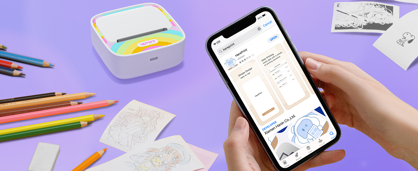 mini sticker machine