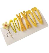 Yellow Hair Clip Sweet Flower Women Girl Barrette Bobby Pin Hairpin Hair Clips, Decoration Elegan...