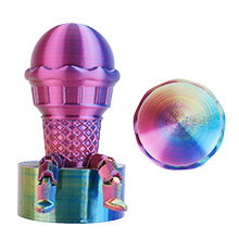 the ice cream cone is a 3d printed item.