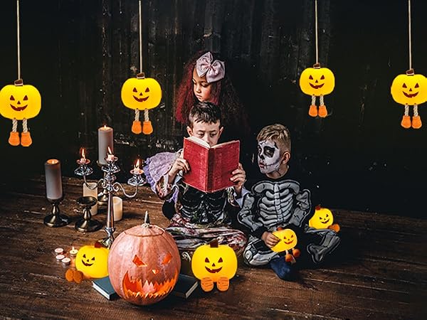 Cute Pumpkin Night Light for Kids Halloween Gifts