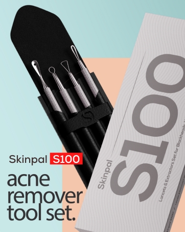 puntos blackheads espinillas negros zit set blemish steel sucker stainless needle popping whitehead