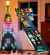 Super RGB 7Ft Ring Christmas Tree Lights, 400 LEDs Color Changing DIY Animated Christmas Tree Dec...