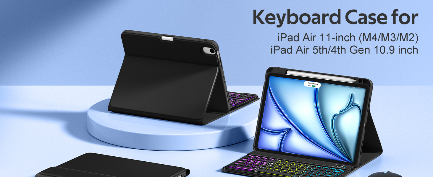 ipad air 11 inch case with keyboard