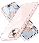 MATEPROX Compatible with iPhone 13 case Clear Thin Slim Crystal Transparent Cover Shockproof Bump...