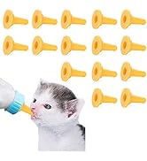 15Pcs Pet Nipples, Silicone Nipple Feeding Bottle Nipple Cat Dog Nipple Safety Soft Nurse Nipple ...