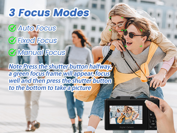 digital camera with flip screen