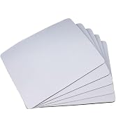 1Pc White Sublimation Mouse Pad, Sublimation Mouse Pad Blank Rectangular for Transfer Heat Press ...