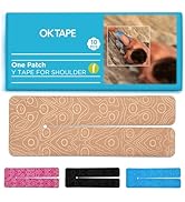 OK TAPE Precut Y-Shape Kinesiology Tape for Shoulder, Knee, Back, 10 Pcs, K Tape Strips, Provide ...
