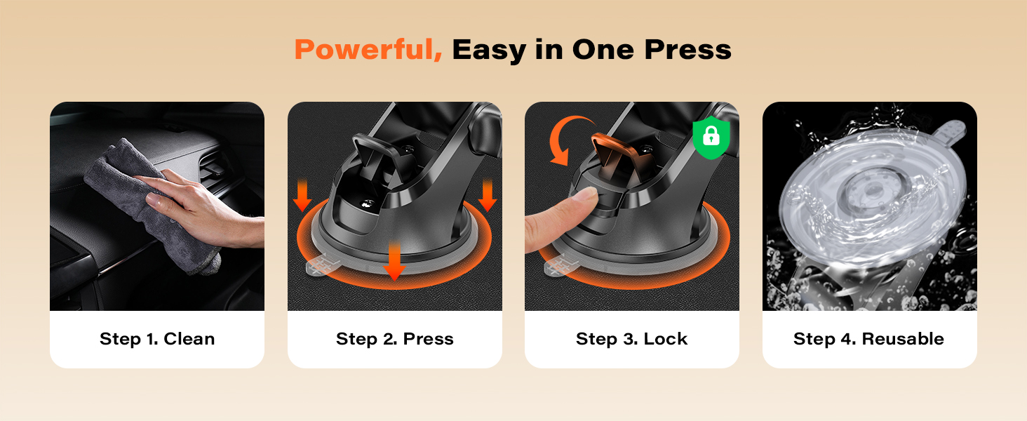 windshield car phone mount