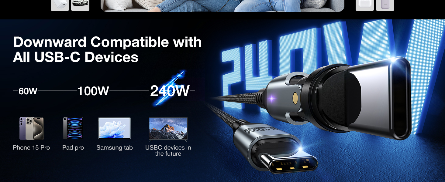 magnetic charging cable